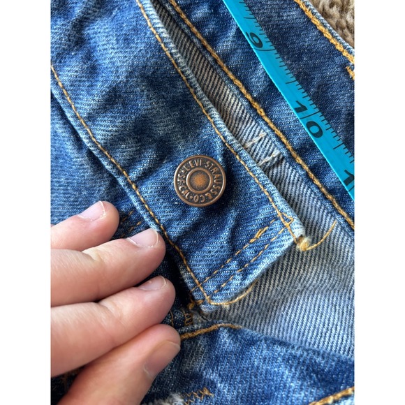 Vintage Levis 517 Orange Tab Jeans Mens 40x34 Made in USA Medium Wash Bootcut - Picture 5 of 14